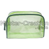 green makeup bag