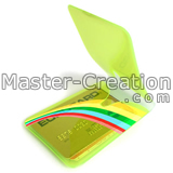 green bank card holder
