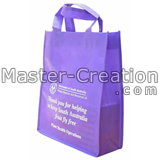 purple non woven tradeshow bag