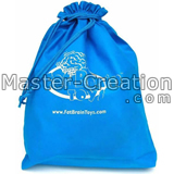 blue non woven drawstring bag
