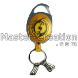 metal elastic keychain