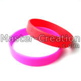 red silicon wrist strap