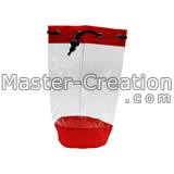 red drawstring pouch