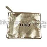 gold glittery ziplock bag