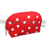 red cosmetic purse